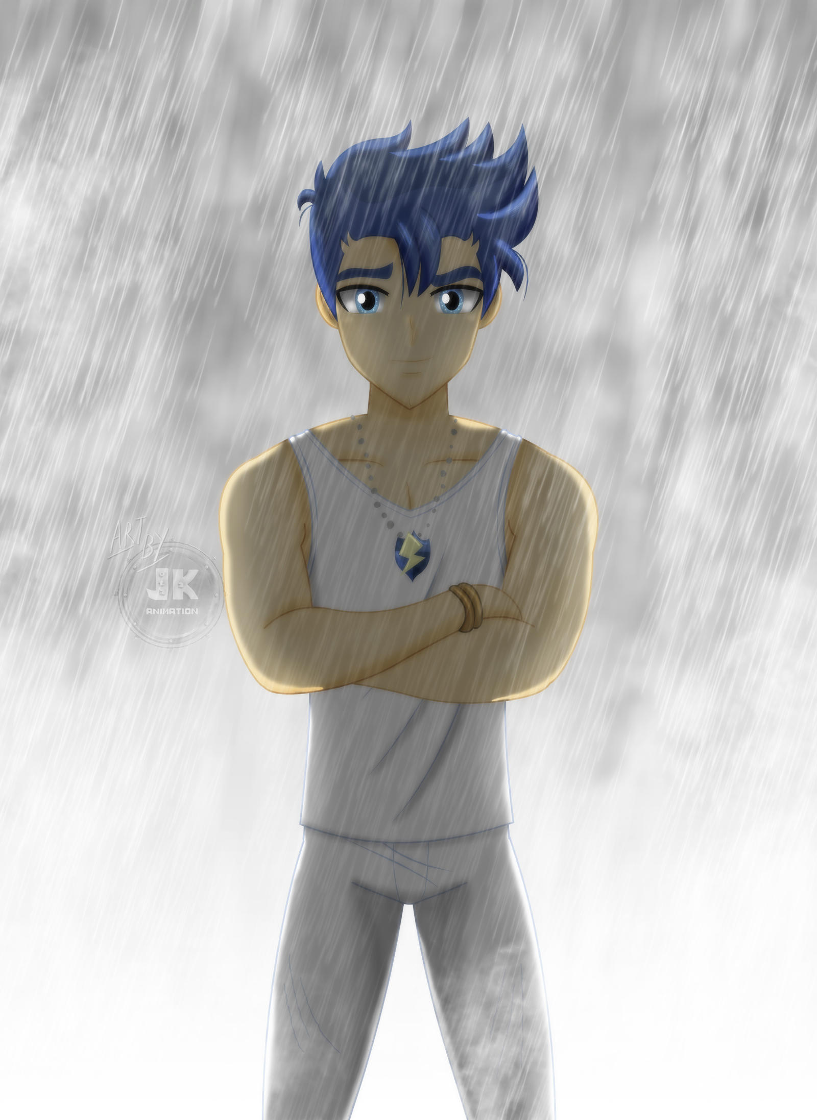 Flash Sentry Deviantart Flash Sentry_Under the Rain by jotakaanimation on DeviantArt