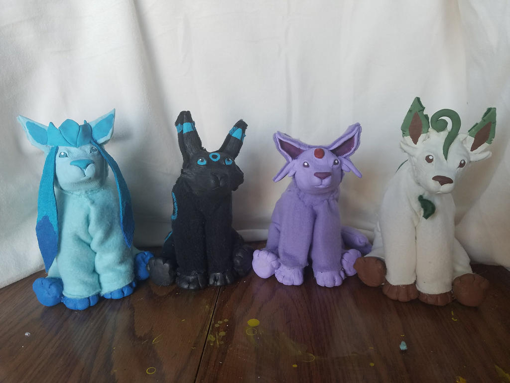 Eevee evolutions by loveablebunny on DeviantArt