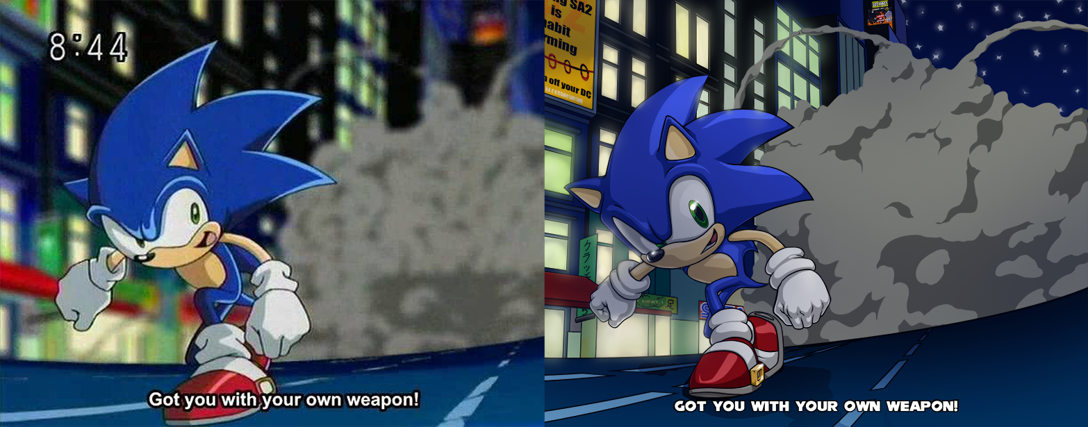 Sonic x screenshot redraw