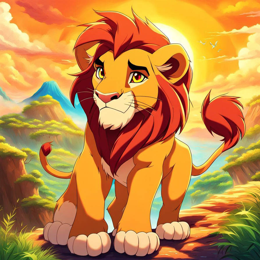 DreamUp Creation: Simba From The Lion King by taztaz12 on DeviantArt