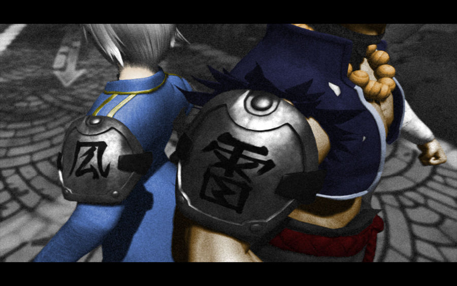 Raijin and Fujin by Thirty37Seven on DeviantArt