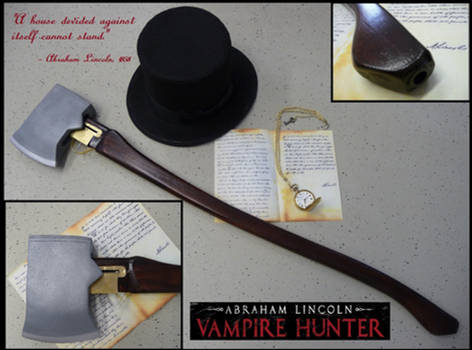 Abraham Lincoln Vampire Hunter Axe Gun