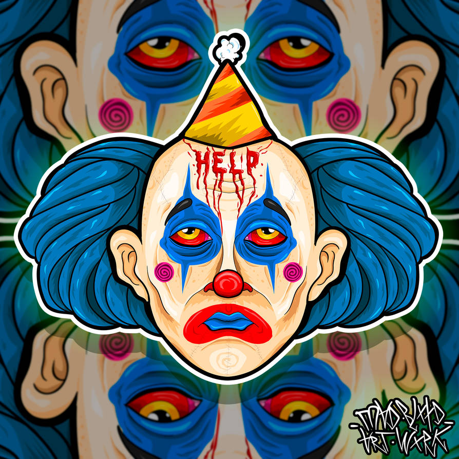 Sad Clowder Clown Sad by MadBloodArt on DeviantArt