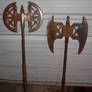 two battle Axes