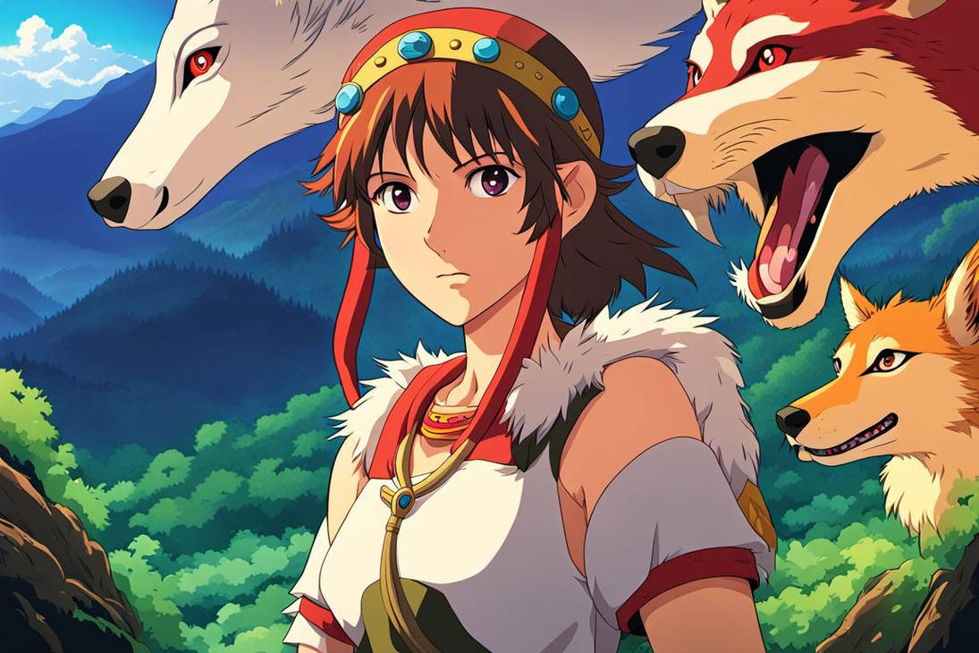 PRINCIPESSA MONONOKE / PRINCESS MONONOKE by LadyCreations on DeviantArt