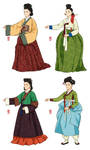 Joseon Dynasty Ladies by Glimja