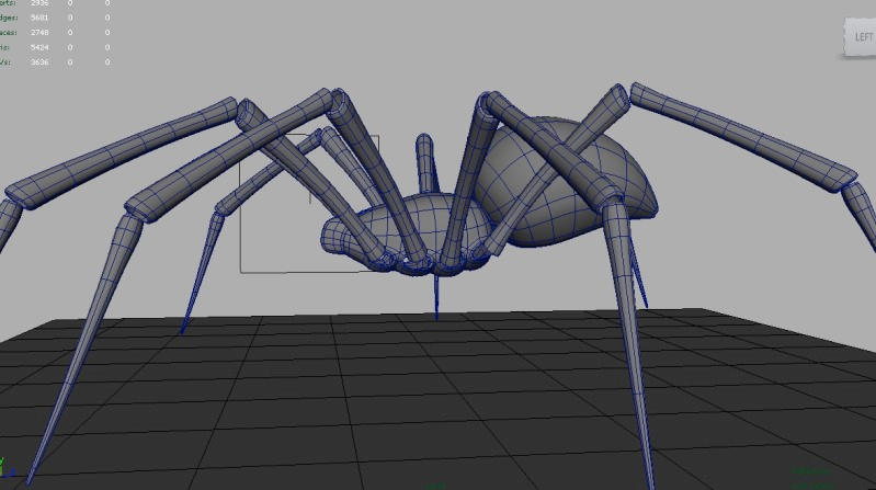 3d spder side by Jason-K on DeviantArt