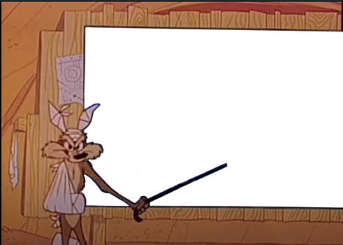 wile e coyote blank meme 3