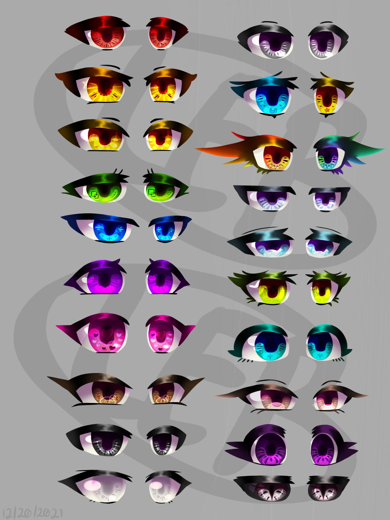Rendering Gacha Eyes by CatnissEverdean on DeviantArt