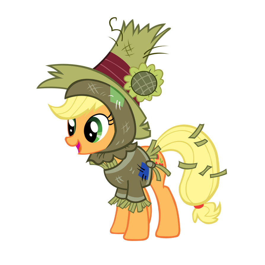 Scarecrow Applejack - Did I Skeered Ya? by star-burn