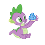 Spike's Birthday Cupcake