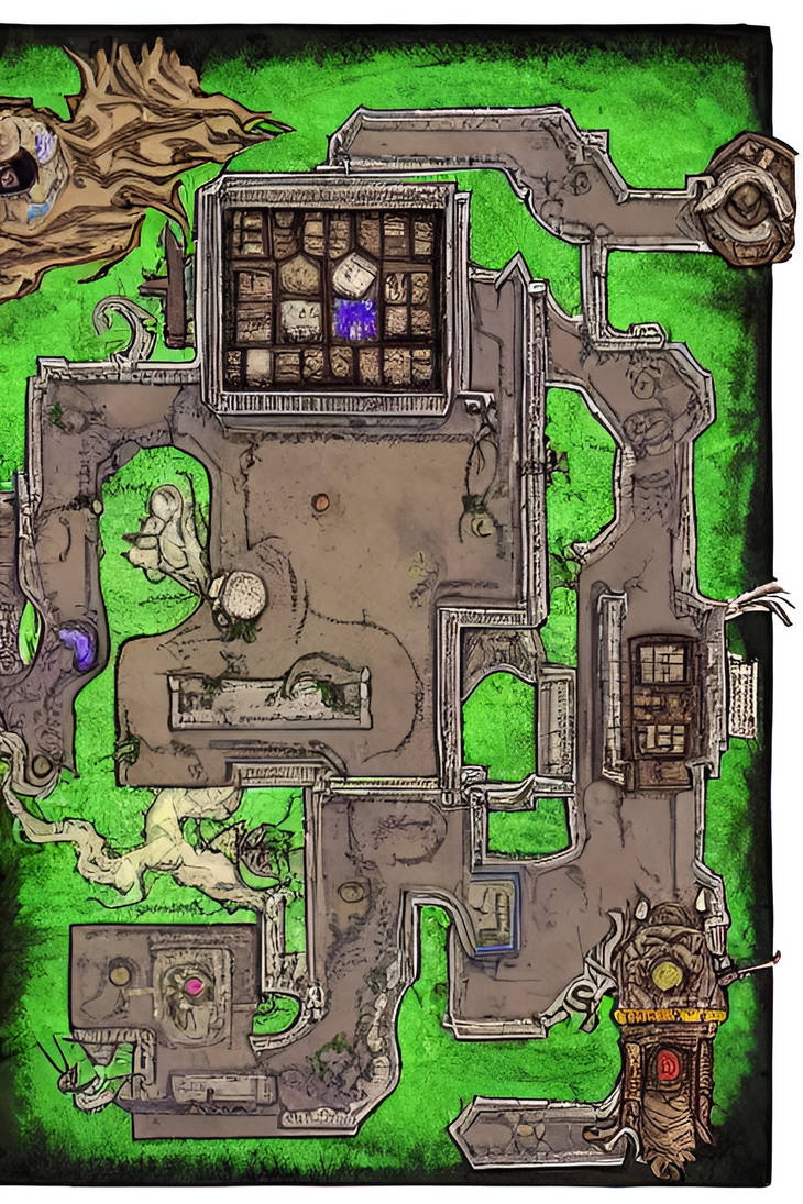 DnD No Grid Virtual Table Top Map for Roll20 by Arklorn on DeviantArt