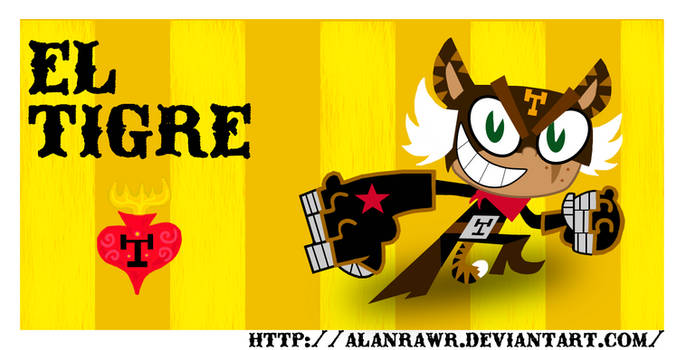 El tigre Postcard