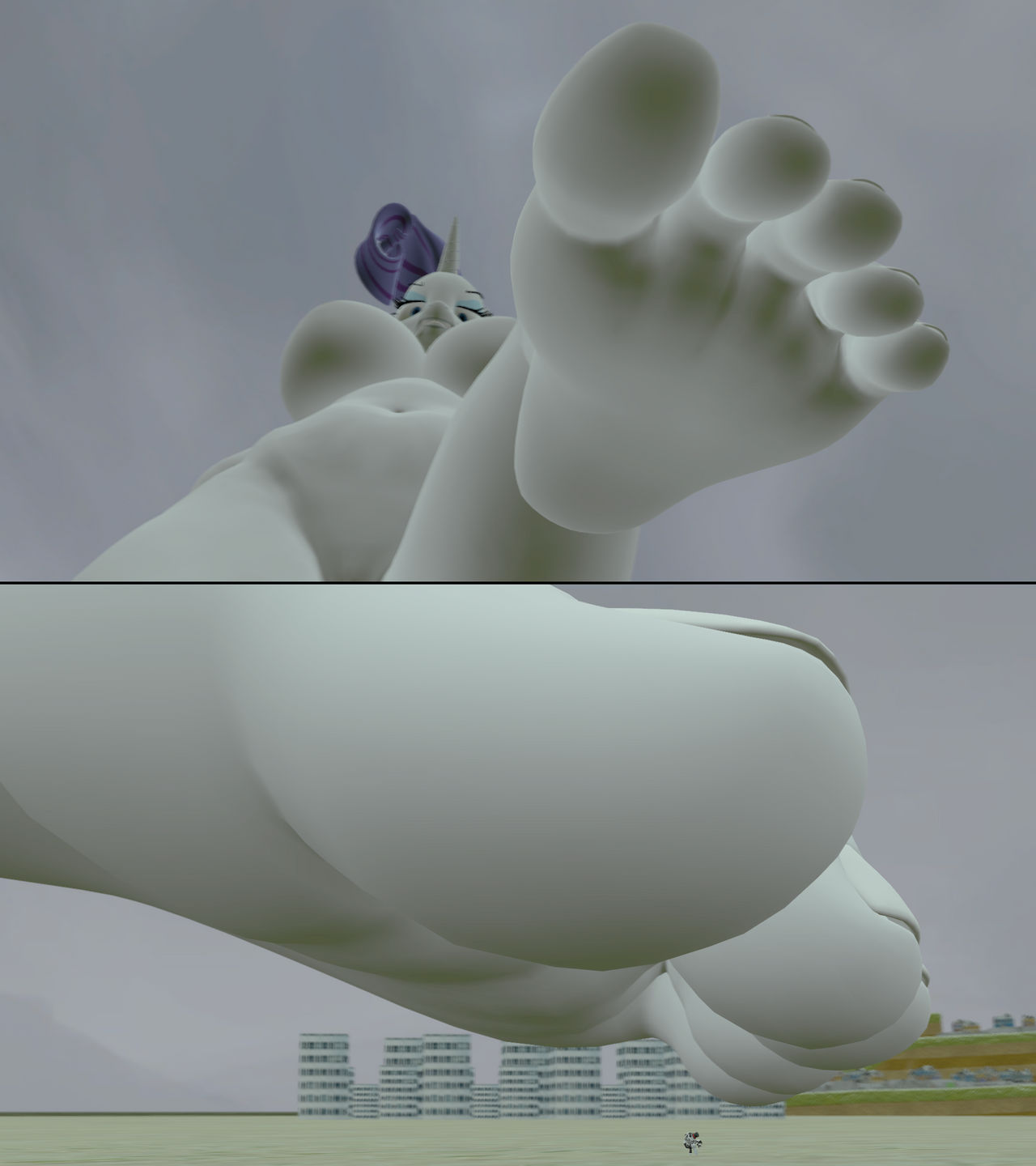 Meg Rarity MEGA RARITY vs... a speck by Ao56 on DeviantArt