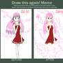 Draw This Again Meme - Sakura Girl