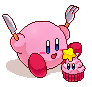 [Pixel] Kirby's cupcake