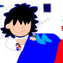 Me And Smarty Sleeping And Glowing