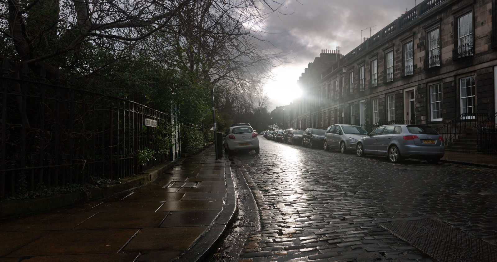 Edimbourg near stockbridge market