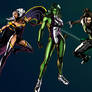 UMVC3 Team Wallpaper: She-Hulk, Storm, and Spencer