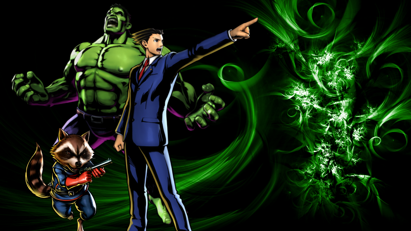 UMVC3 Team Wallpapers: Wright, Rocket and Hulk