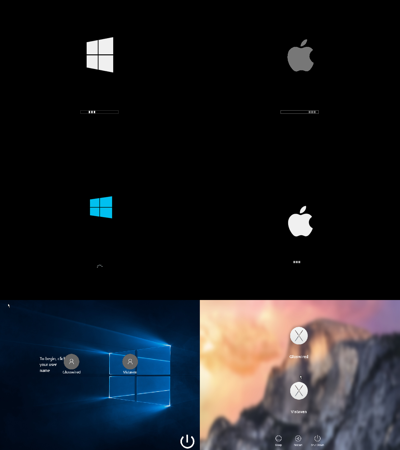 Windows X Bootscreens and Logon Screens by RoadhornProductions on ...