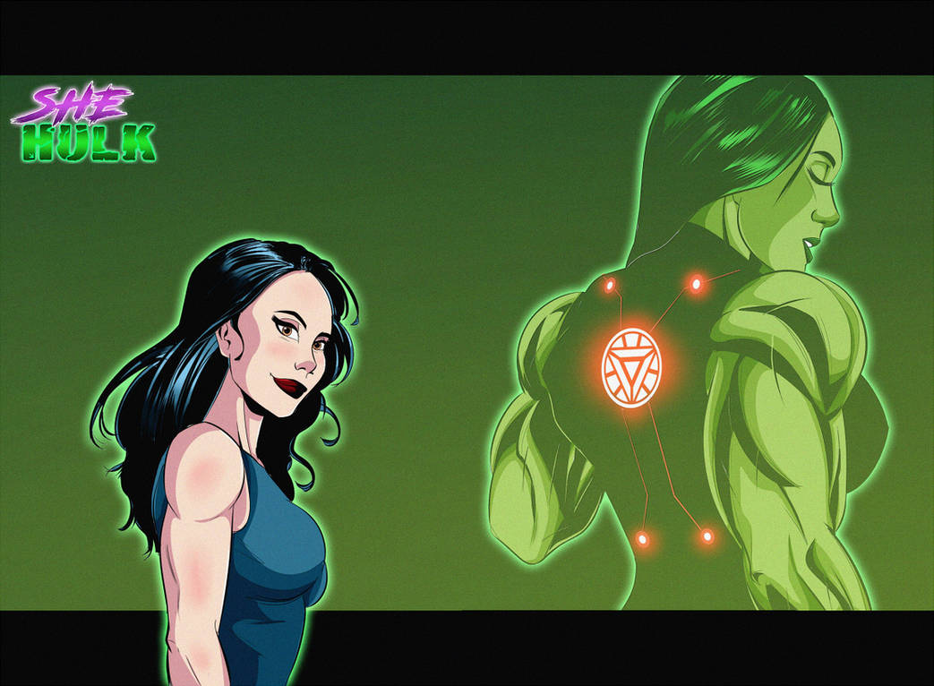 Rachel Modrell Banner Rachel Banner- She Hulk by ArtisanComics on DeviantArt