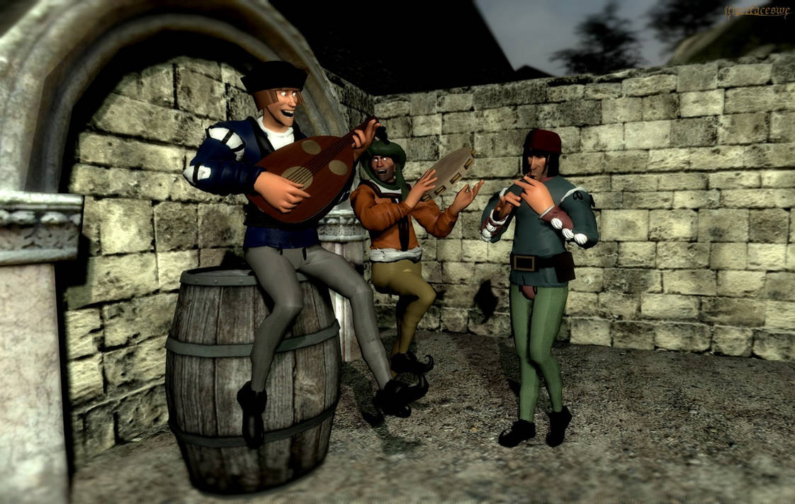 Merry Bards by tigerfaceswe