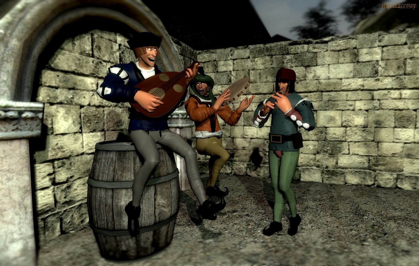 Merry Bards by tigerfaceswe