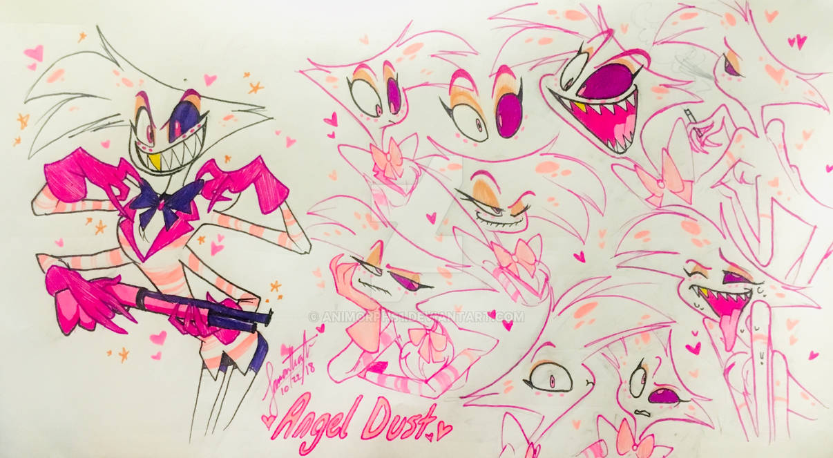 Hazbin Hotel: Angel Dust by Animorphs1 on DeviantArt