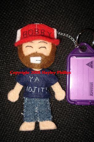 Supernatural Bobby Keyring