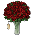 Item - Big Bunch of Red Roses by Wyngrew