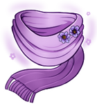Lavender scarf [CUSTOM] by Wyngrew