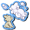 Wyngro Sticker - Cloud Watching by Wyngrew