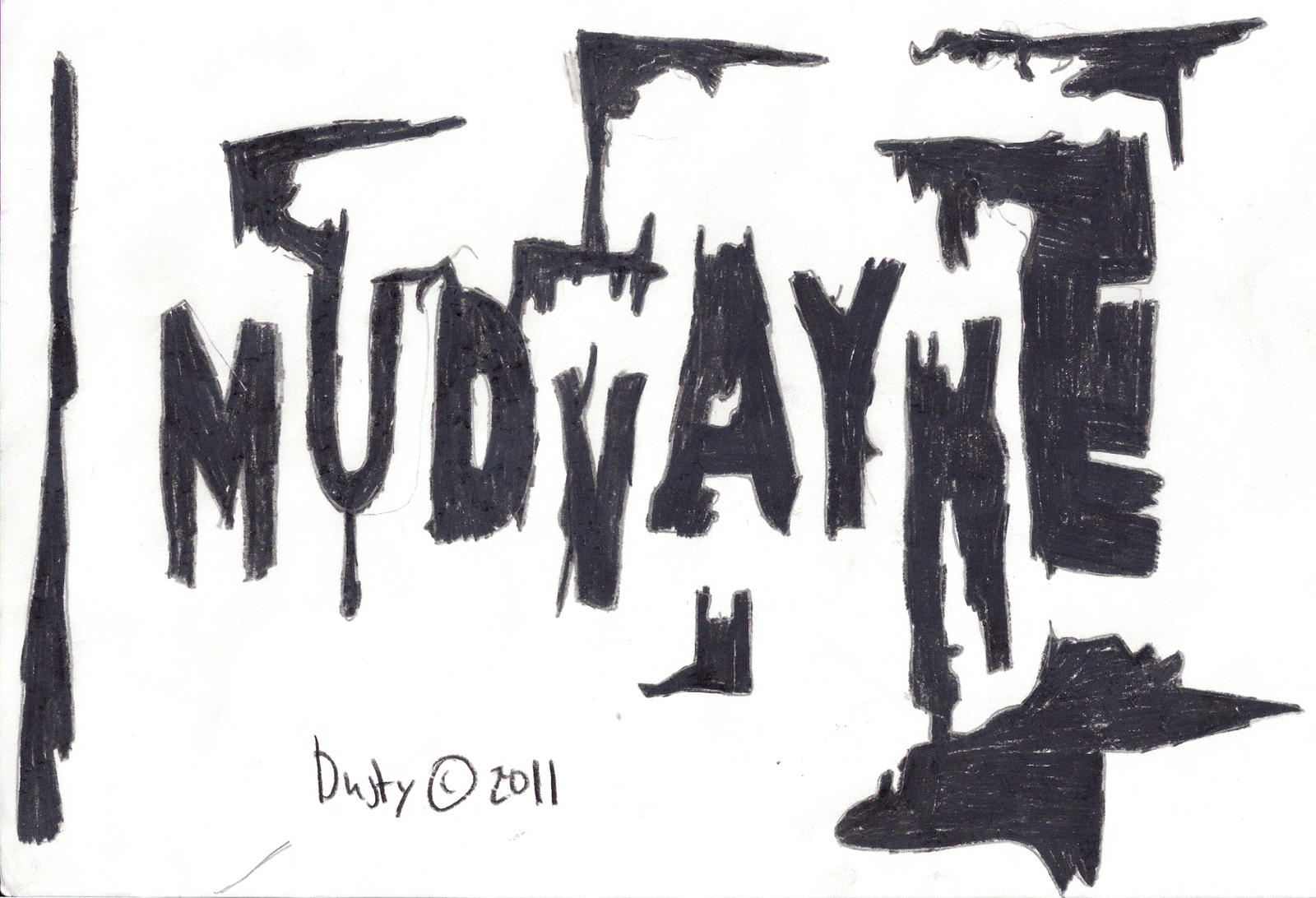 Mudvayne logo drawing by DustytheAnimal on DeviantArt