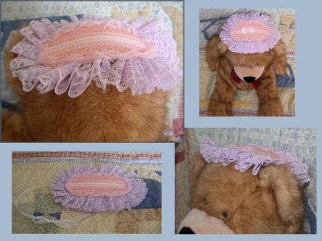 Pink Lolita Bonnet