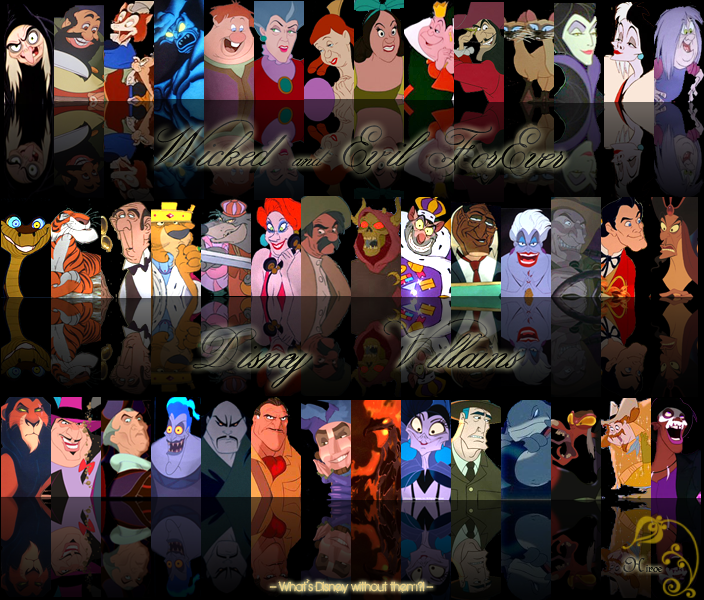 Disney Villains Collage by hiroe90 on DeviantArt