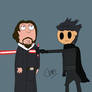 Kylo Ren vs Luke Skywalker