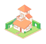 Isometric Pixel House 2 by xephia