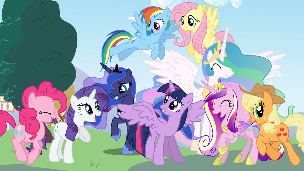 Май литл пони новая песня. My little Pony Mane 6 принцессы. Мой маленький пони Дружба это чудо. Мой маленький пони шестерка. Моя маленькая пони.