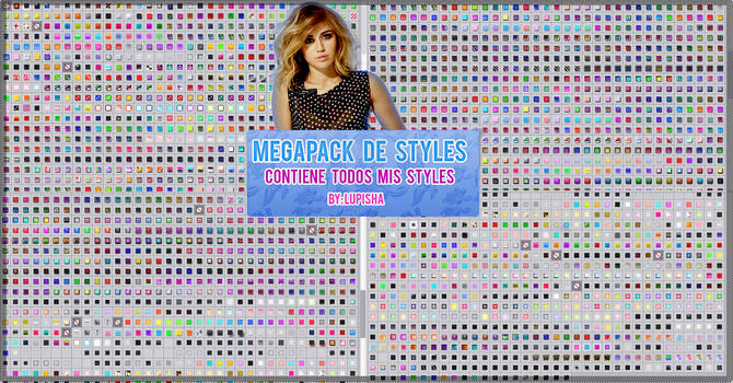 +MEGAPACK DE STYLES POR +700 WATCHERS