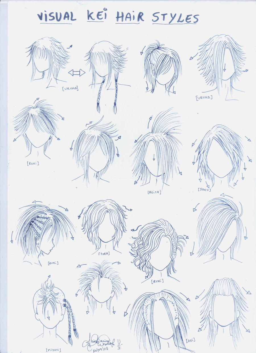 Visual Kei Hair Styles By Genshiken Rj On Deviantart