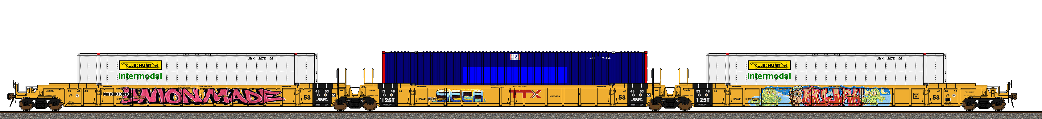Dttx Deviantart DTTX Articulated Triple Stack Set #3 by TrainiaxDrawer on DeviantArt