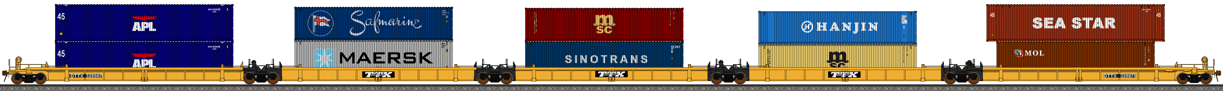 DTTX 5 Pack Double Stack #1 by TrainiaxDrawer on DeviantArt