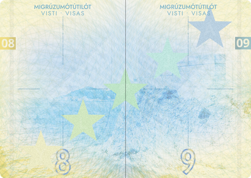 Ilia Passport Stamp Page, Remastered