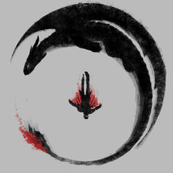 Viking Dragon Emblem by Design-By-Humans