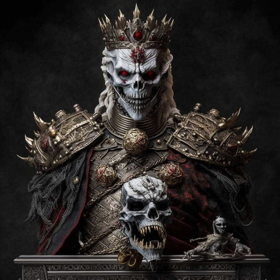 Skeleton King in Ancient Armor by AIArmor on DeviantArt