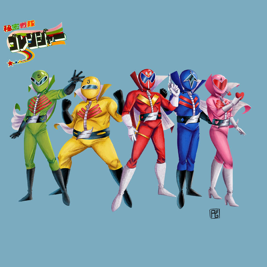 Himitsu Sentai Goranger by PabloGamez25 on DeviantArt