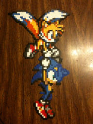 Sonic and Tails Bead Sprite