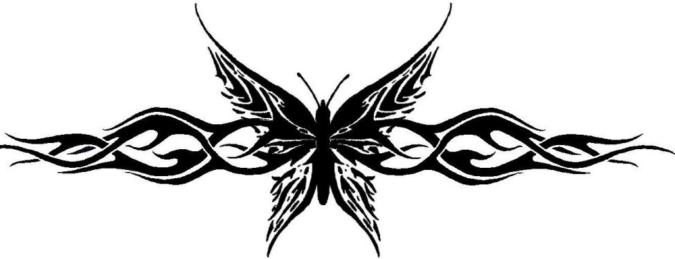 Tribal Butterfly Tattoo by MisterGoodKat on DeviantArt