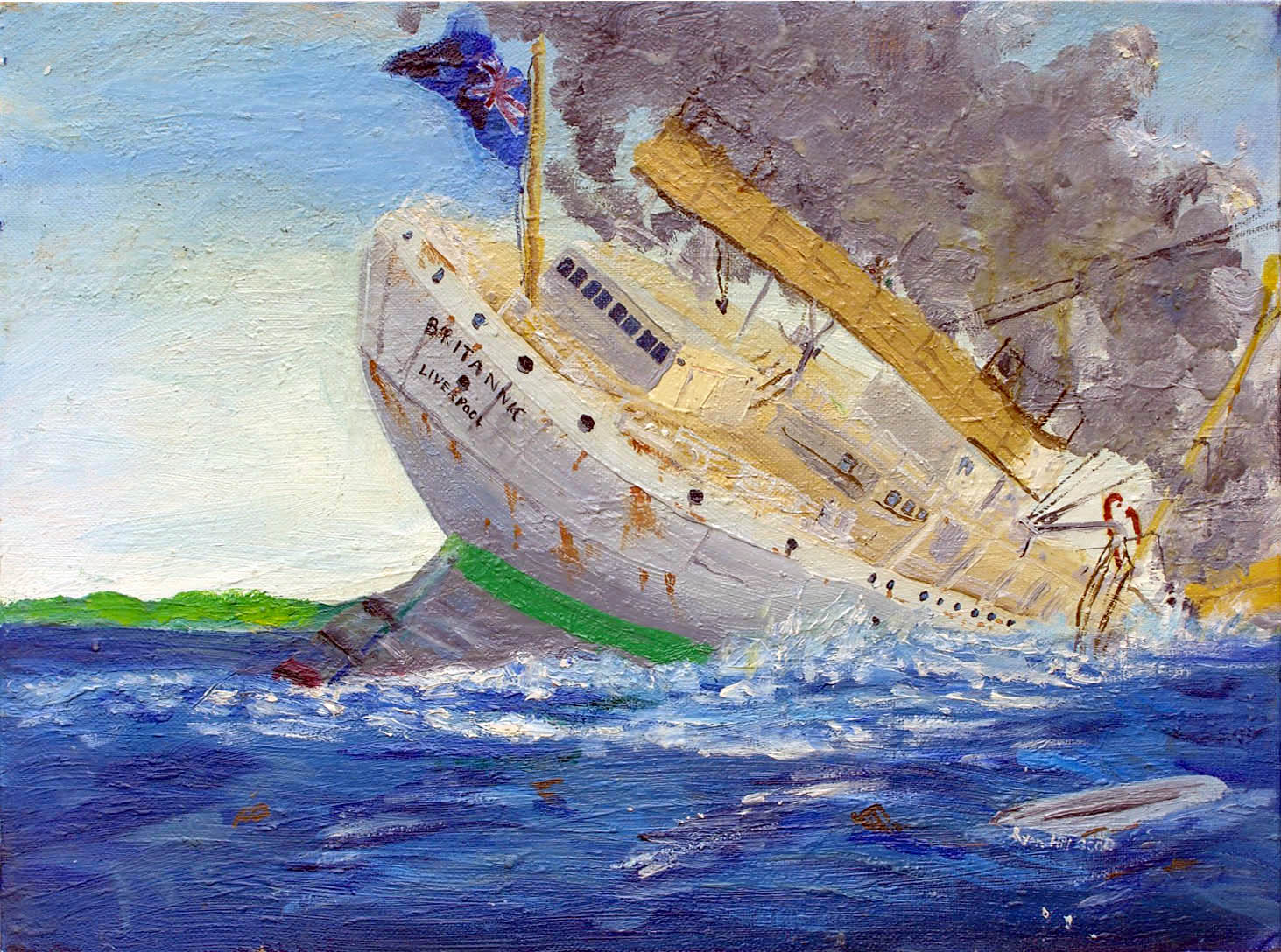 Sinking Of The Britannic 2 By Rhill555 On Deviantart
